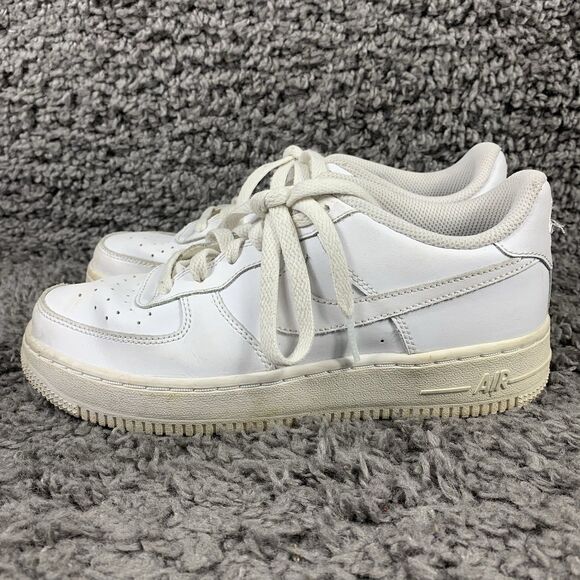 Nike Air Force 1 Triple White Kids Youth Size 5Y - Picture 1 of 8